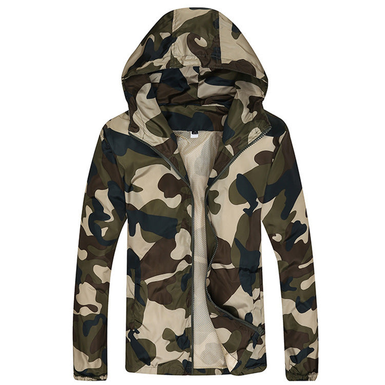 Men's Slim Camouflage Jacket Jacket Fashion Jacket Clothes