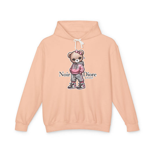 Lightweight Hooded "Sporty Girl Teddy" Sweatshirt