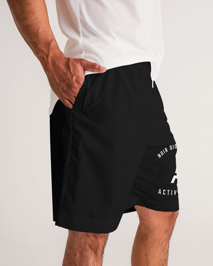 Noir Diore Kouture - Men's Black Jogger Shorts