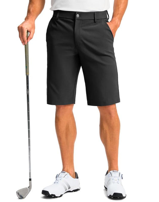 Men's Casual Golf Shorts with 5 Pockets 11" Inseam Stretch - Quick Dry