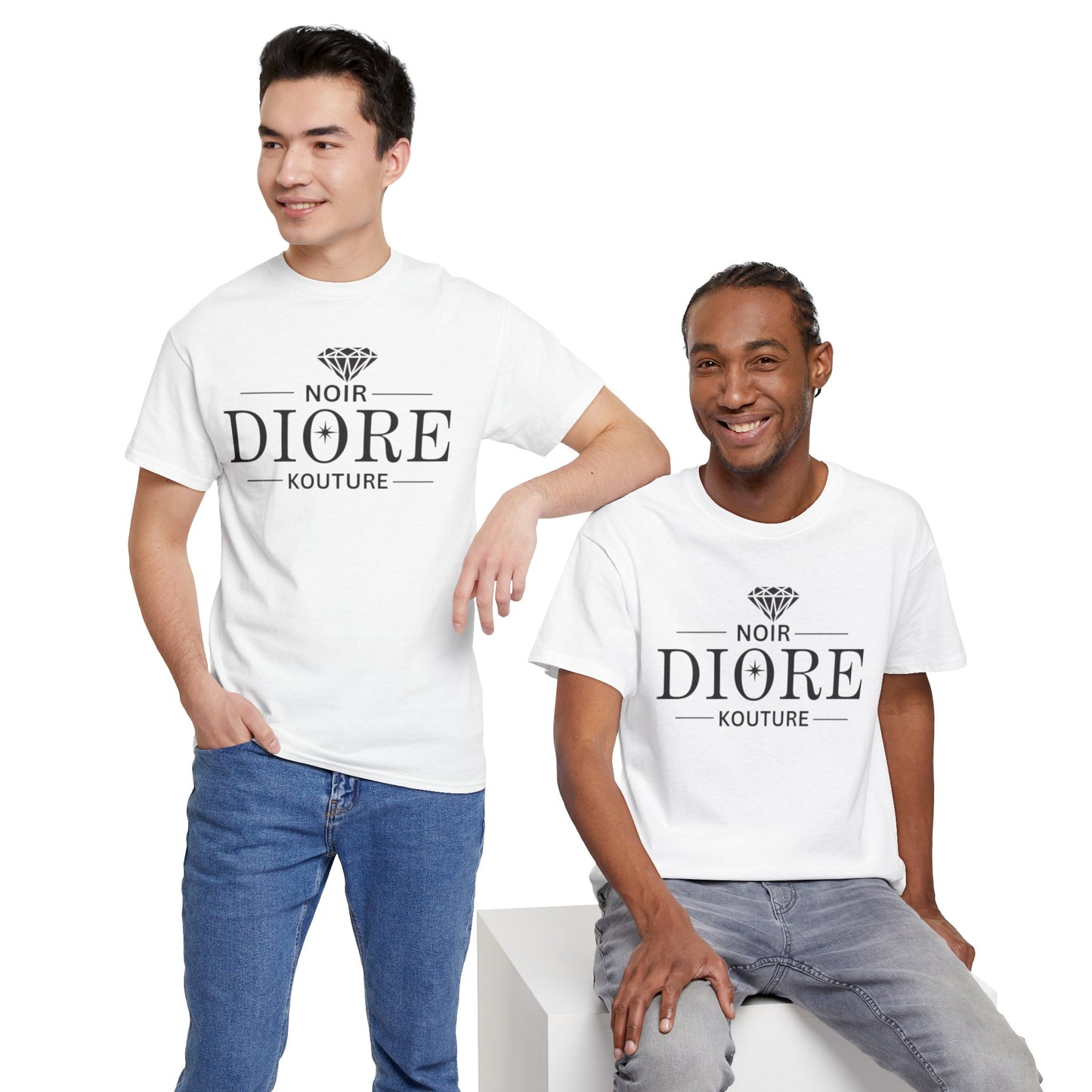 Noir Diore Kouture - Ivory Intrigue Tee