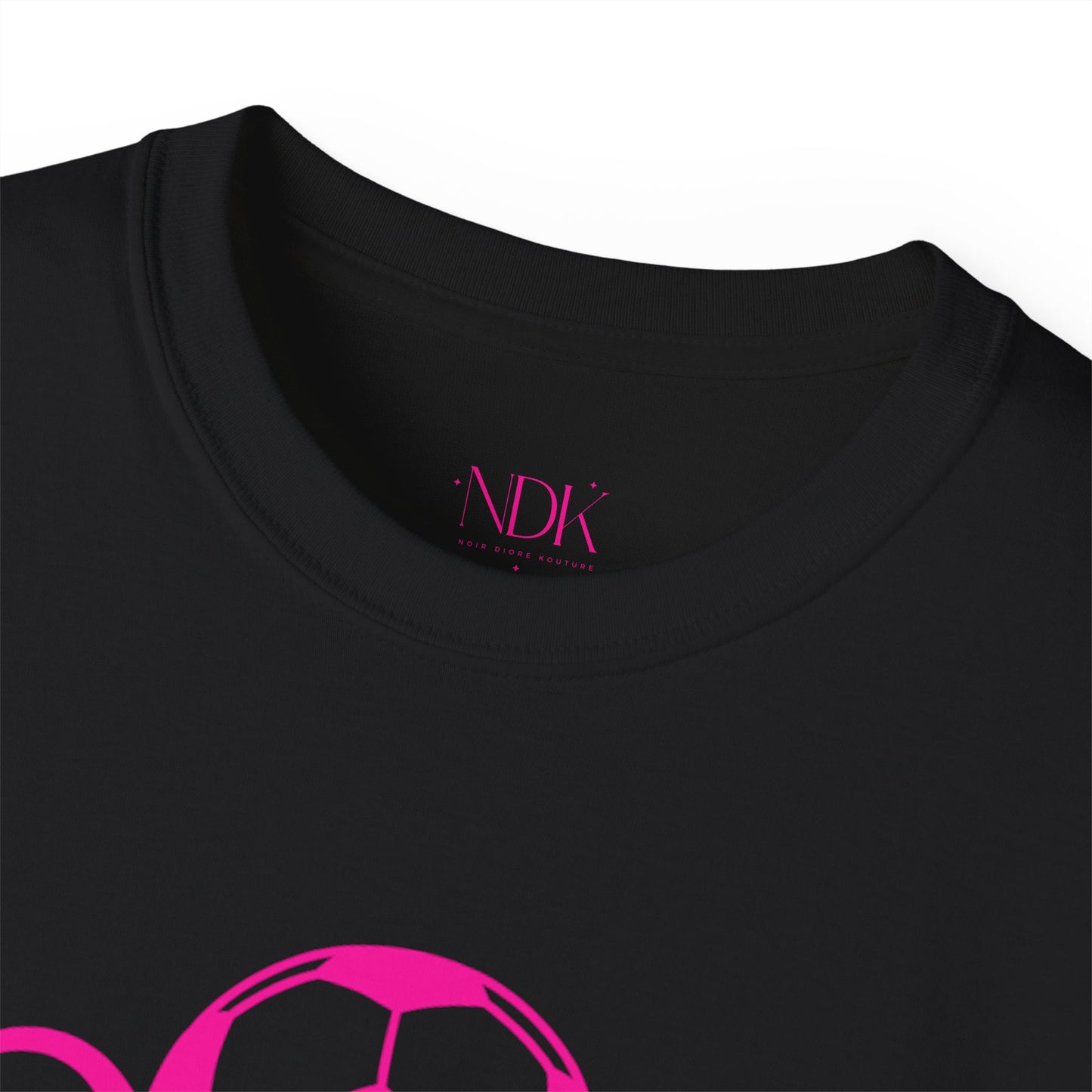 Noir Diore Kouture - Soccer Vibes (Pink) Unisex Ultra Cotton Tee