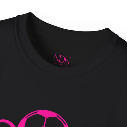 Noir Diore Kouture - Soccer Vibes (Pink) Unisex Ultra Cotton Tee