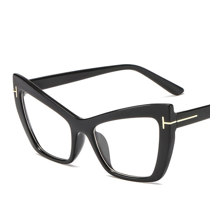 Oversized Vintage Style, Cat Eye Frame, Blue Light Glasses