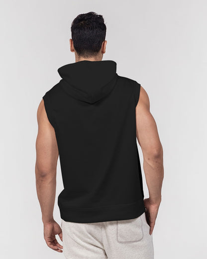 Noir Diore Kouture - Men's Black Sleeveless Hoodie