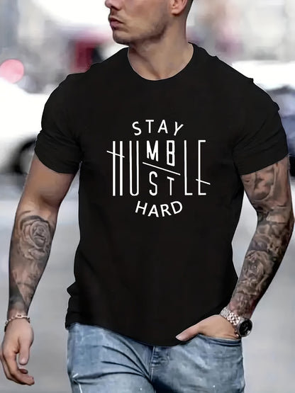 "Stay Humble" Casual Graphic Tee