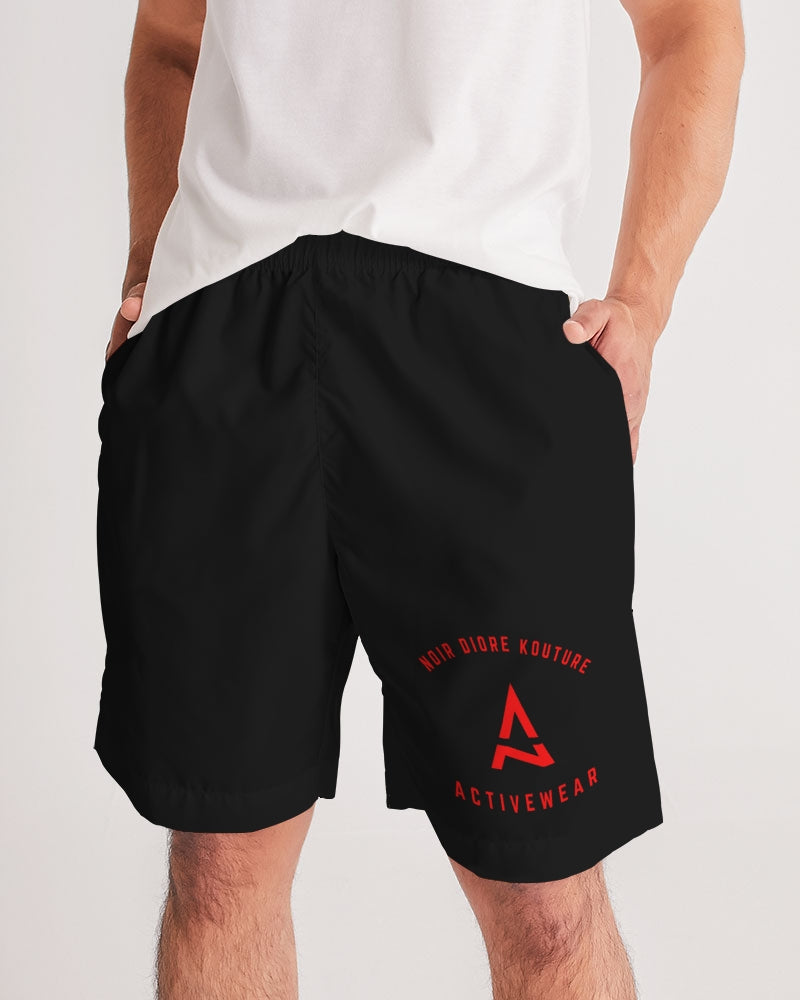 Noir Diore Kouture - Men's Black Jogger Shorts