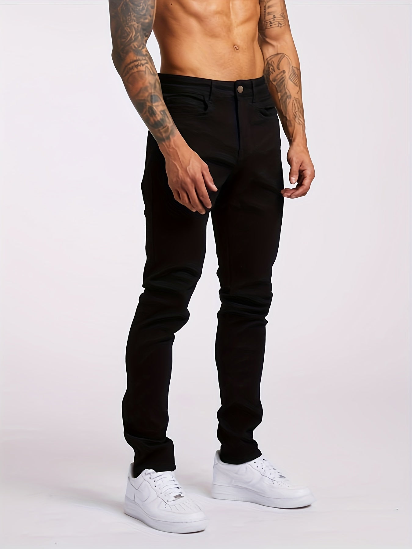 Men's Casual Slim Fit Denim Jeans - Mid Stretch