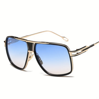 Men's Retro Aviator Sunglasses - Metal Frame