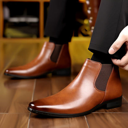 Men's Trendy Pointed Toe Chelsea Boots