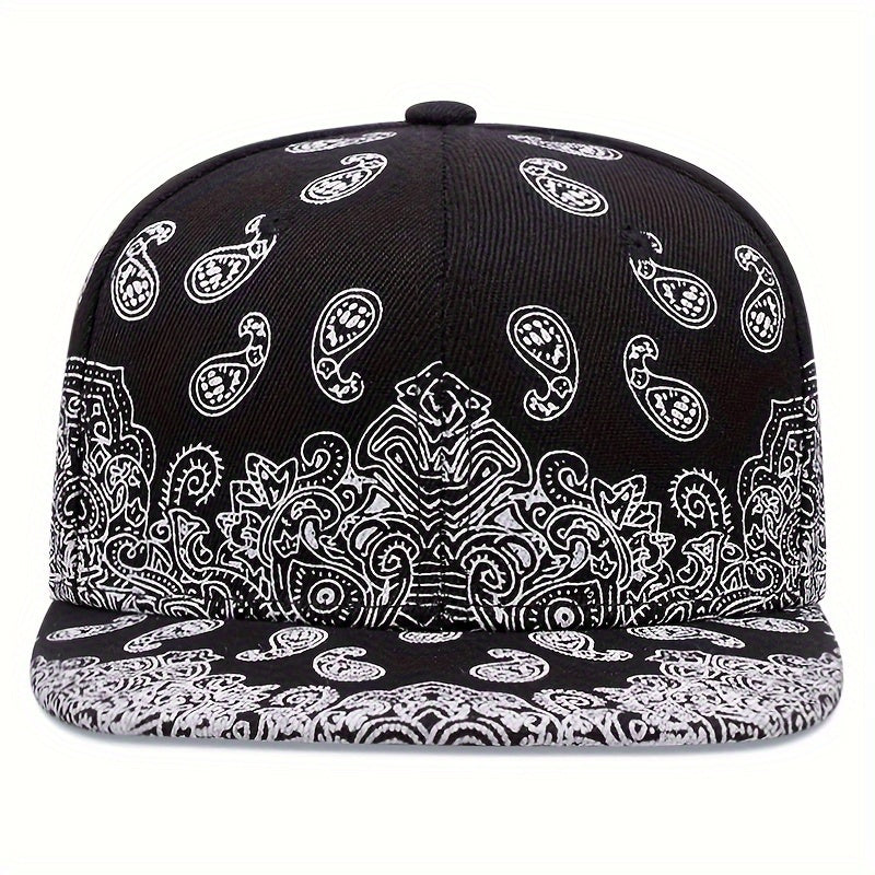 Paisley Print Snapback Hat