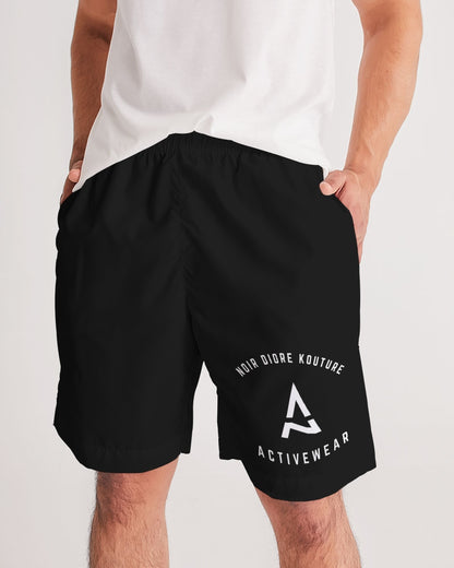 Noir Diore Kouture - Men's Black Jogger Shorts