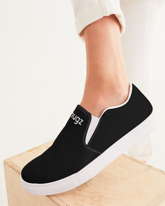 Noir Diore Kouture - Women Black Snugz Slip-on Canvas Shoes