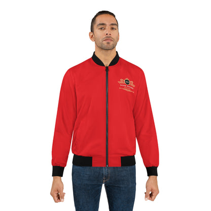 Noir Diore Kouture - Men's (Red) Bomber Jacket (AOP)