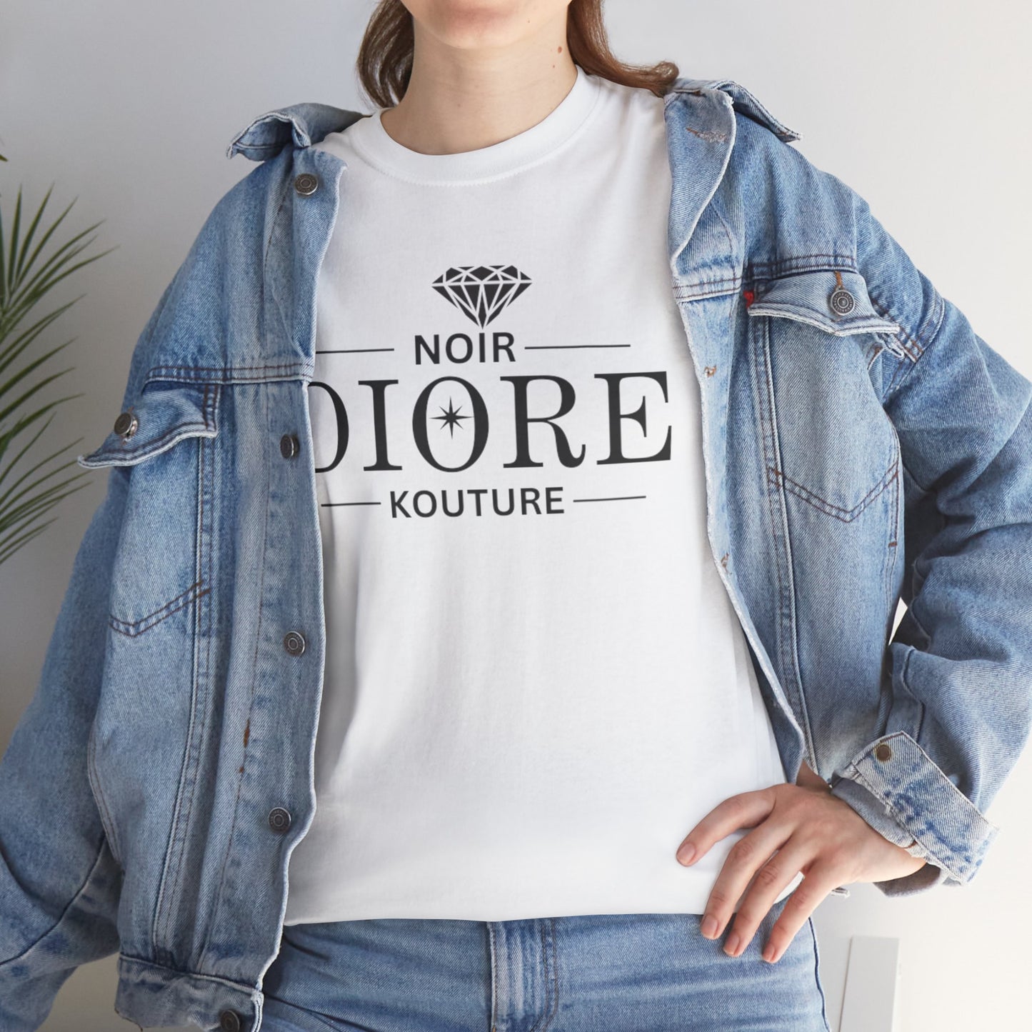 Noir Diore Kouture - Ivory Intrigue Tee