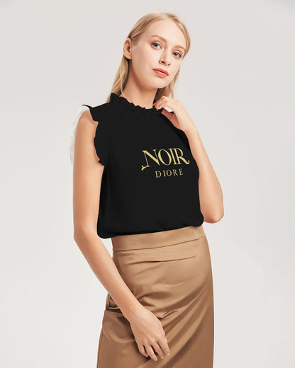 Noir Diore Kouture - Women Ruffle Sleeve Top