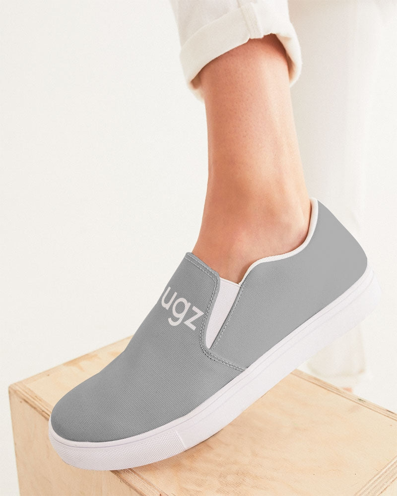 Noir Diore Kouture - Women Gray SNUGZ' Slip-on Canvas Shoes