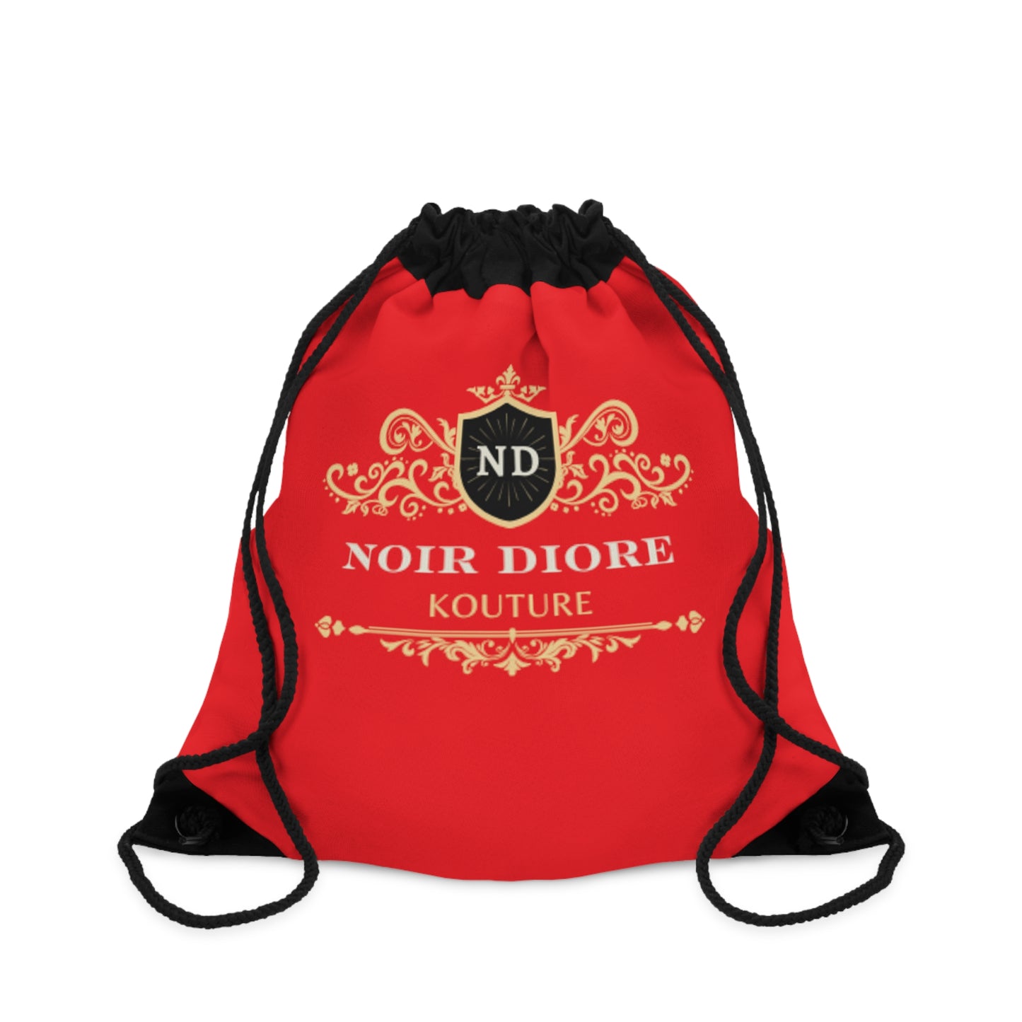 Noir Diore Kouture - Red Drawstring Bag