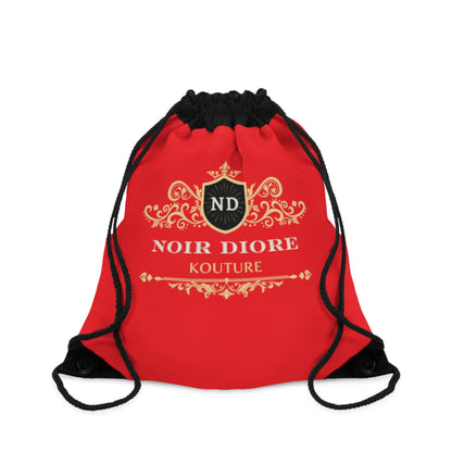 Noir Diore Kouture - Red Drawstring Bag