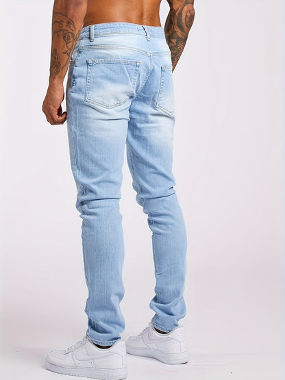 Men's Casual Slim Fit Denim Jeans - Mid Stretch