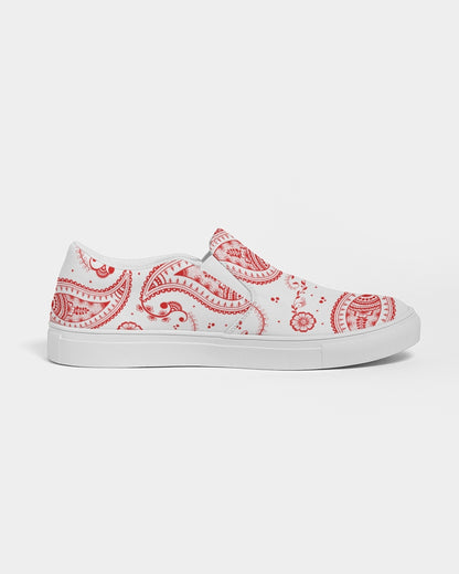 Noir Diore Kouture - Women Paisley Slip-On Canvas Shoe