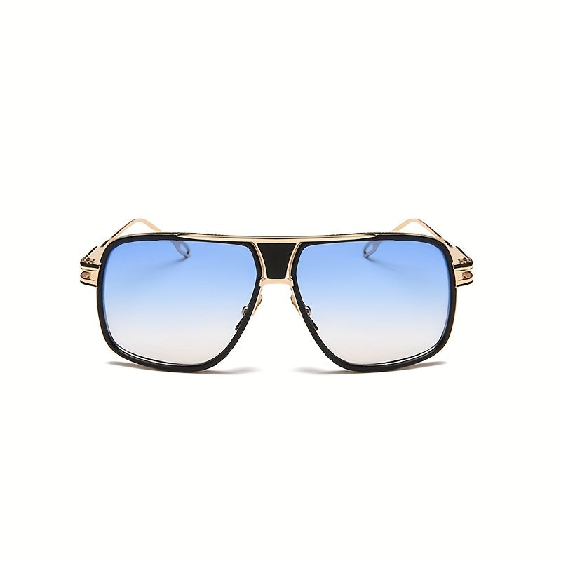 Men's Retro Aviator Sunglasses - Metal Frame