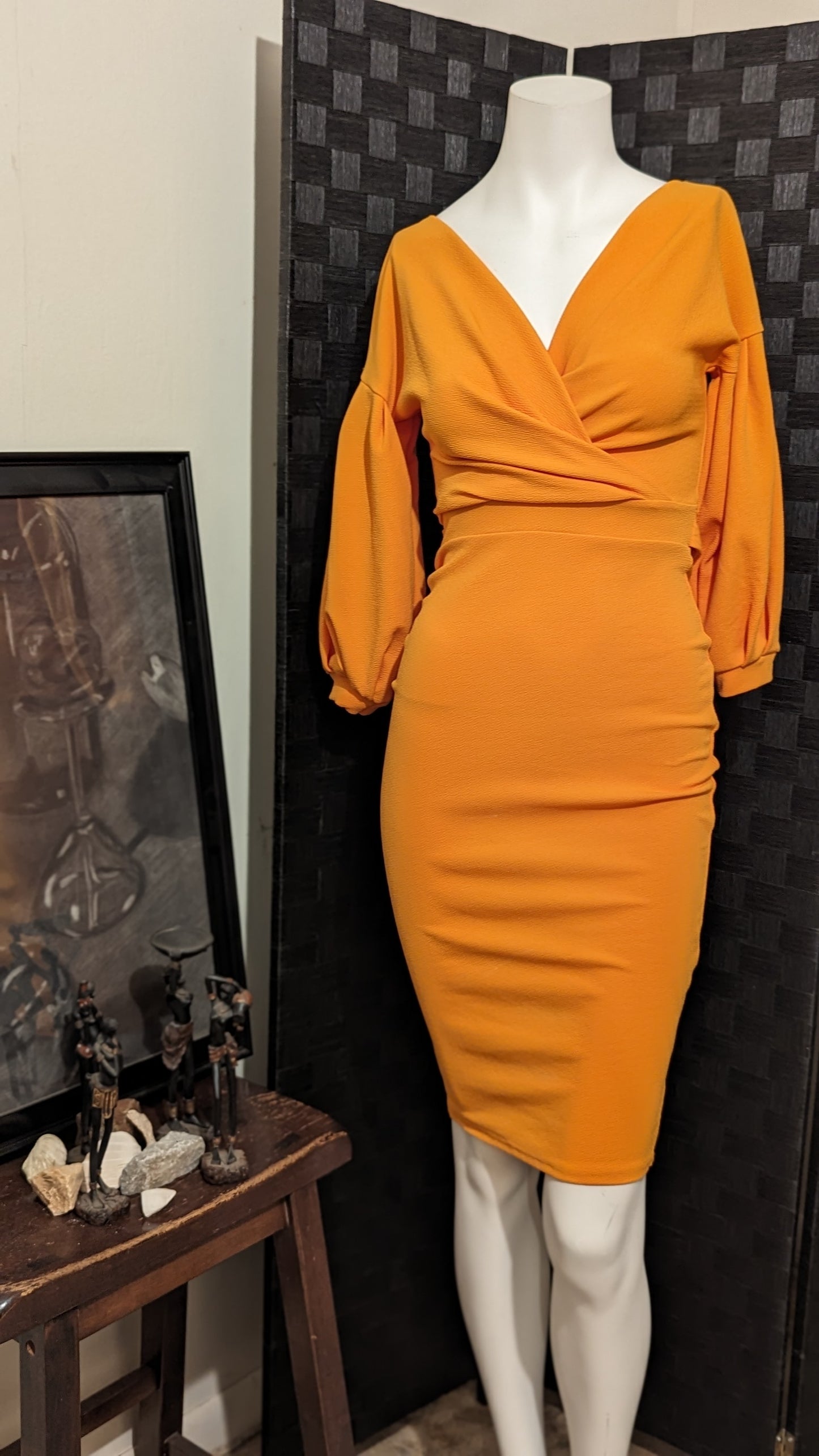 Butterscotch Wrap Dress