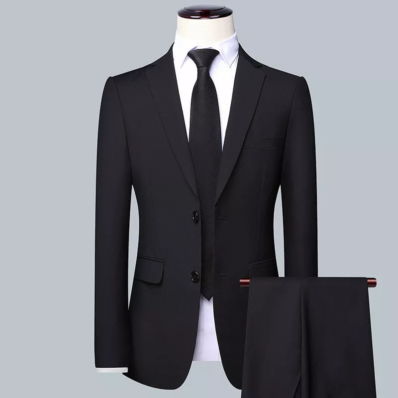 Men's Business Elegant (Blazer+ Vest + Pants) Suit - Slim Fit