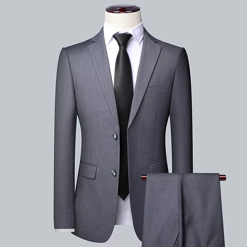 Men's Business Elegant (Blazer+ Vest + Pants) Suit - Slim Fit