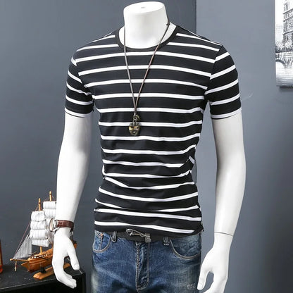 Men's Striped Casual T-shirts