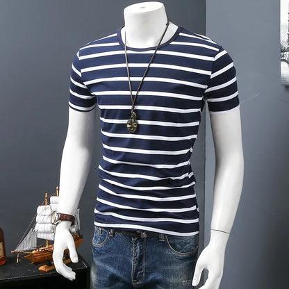 Men's Striped Casual T-shirts