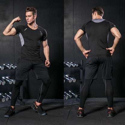 Men's Compression Tracksuit - Dry-Fit