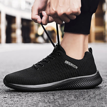 Lightweight Lace-Up Sneakers - Unisex