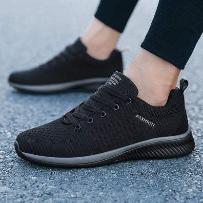 Lightweight Lace-Up Sneakers - Unisex