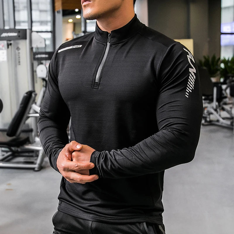 Men's Gym Compression Shirt - Dry Fit