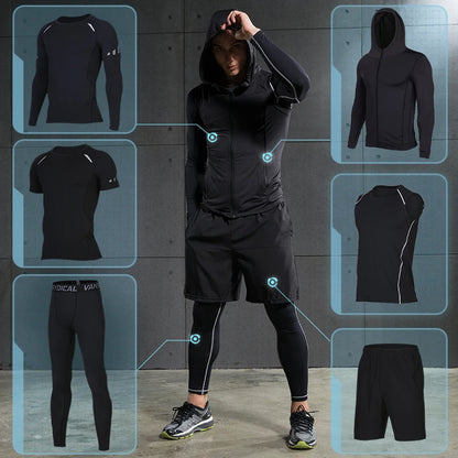 Men's Compression Tracksuit - Dry-Fit