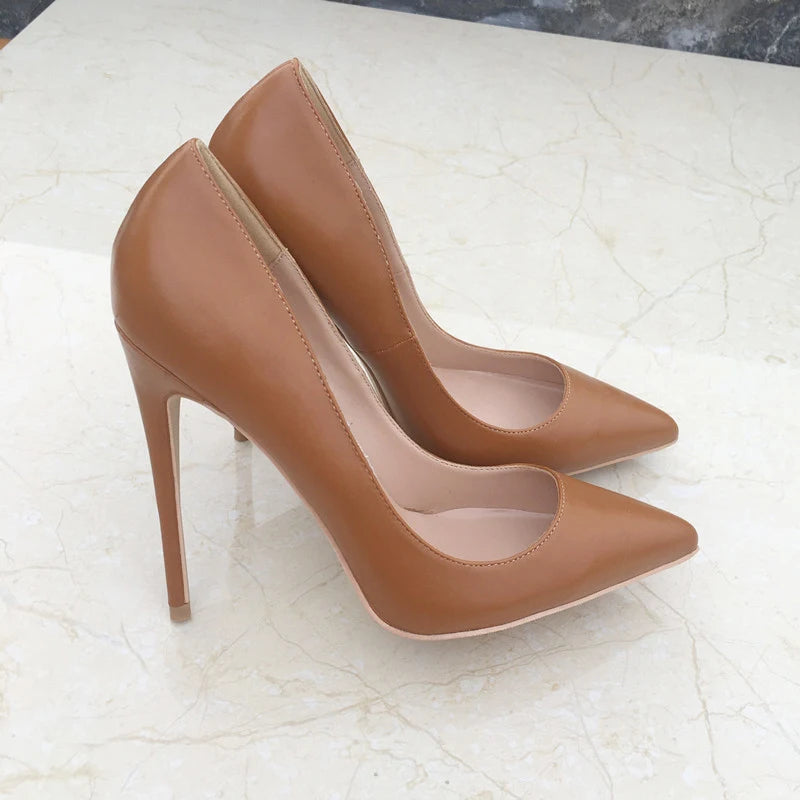 Woman's Faux Leather Classic Pumps