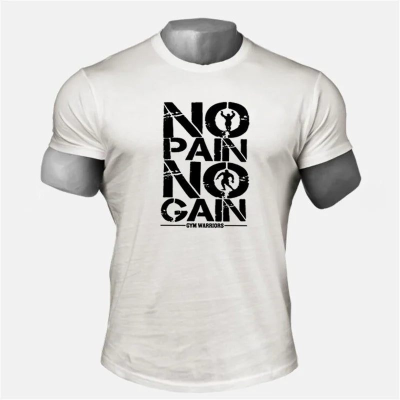 "NO PAIN NO GAIN" Men's Fitness Tee