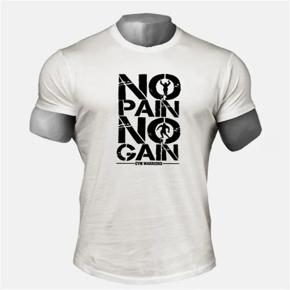 "NO PAIN NO GAIN" Men's Fitness Tee