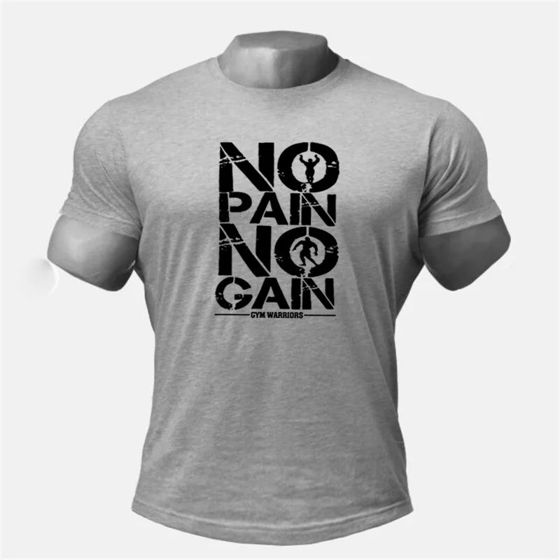 "NO PAIN NO GAIN" Men's Fitness Tee