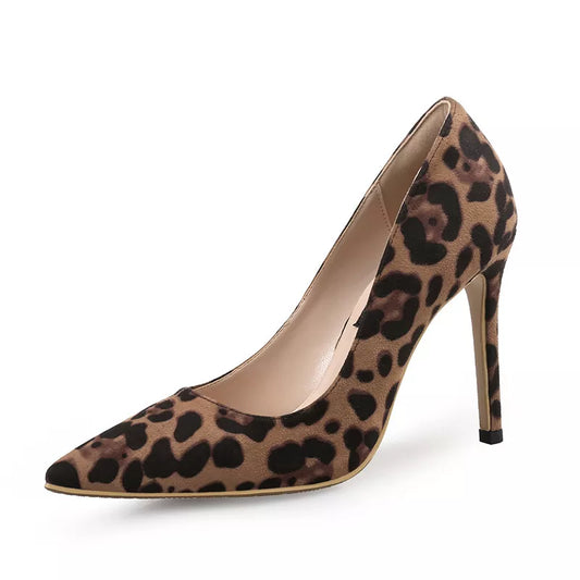 Women's Leopard Print High Heel Pumps