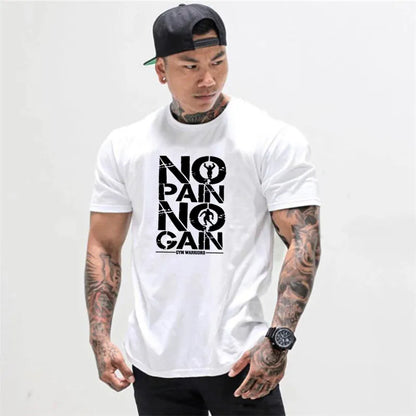 "NO PAIN NO GAIN" Men's Fitness Tee