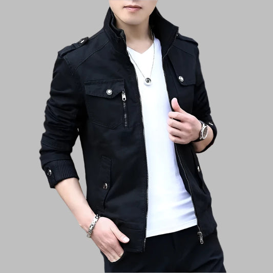 Men's Cargo Bomber Fashion Jacket - British Style