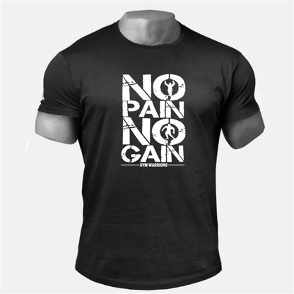 "NO PAIN NO GAIN" Men's Fitness Tee