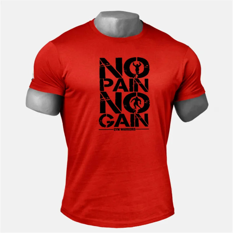 "NO PAIN NO GAIN" Men's Fitness Tee