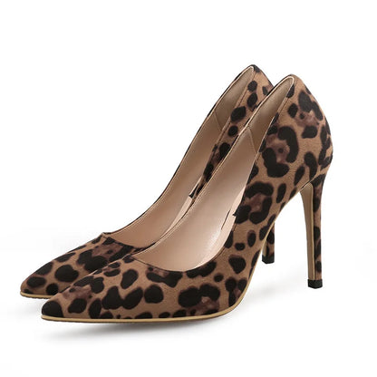 Women's Leopard Print High Heel Pumps