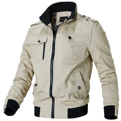 Men's Cargo Bomber Fashion Jacket - British Style