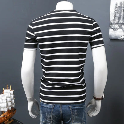 Men's Striped Casual T-shirts