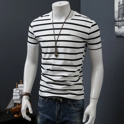 Men's Striped Casual T-shirts