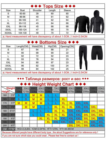 Men's Compression Tracksuit - Dry-Fit